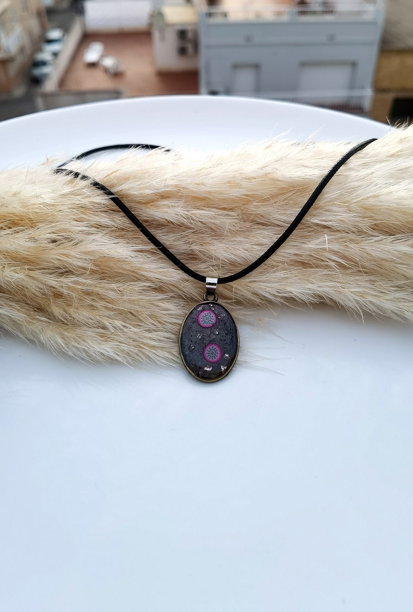 Set of Necklaces, purple passion