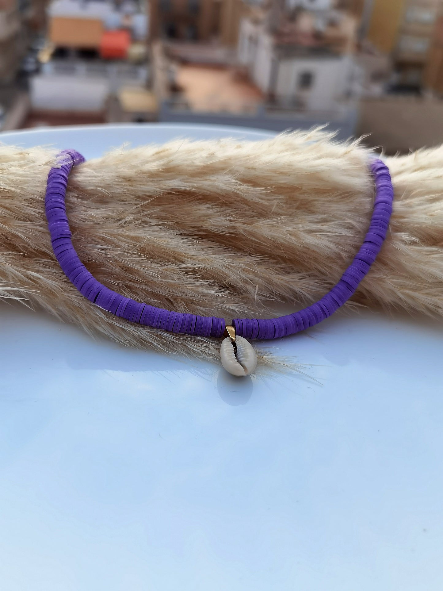 Set of Necklaces, purple passion