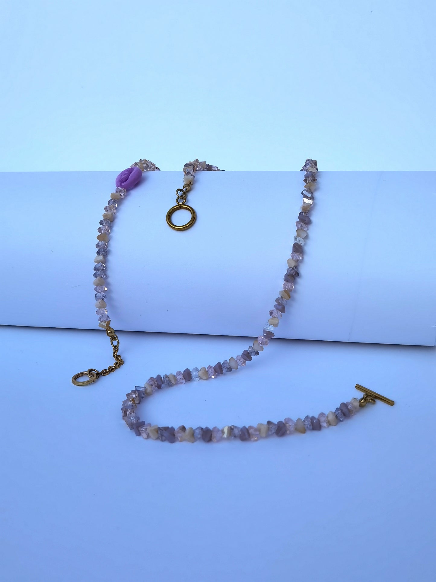 "Marine Glow Bracelet and necklace Set"