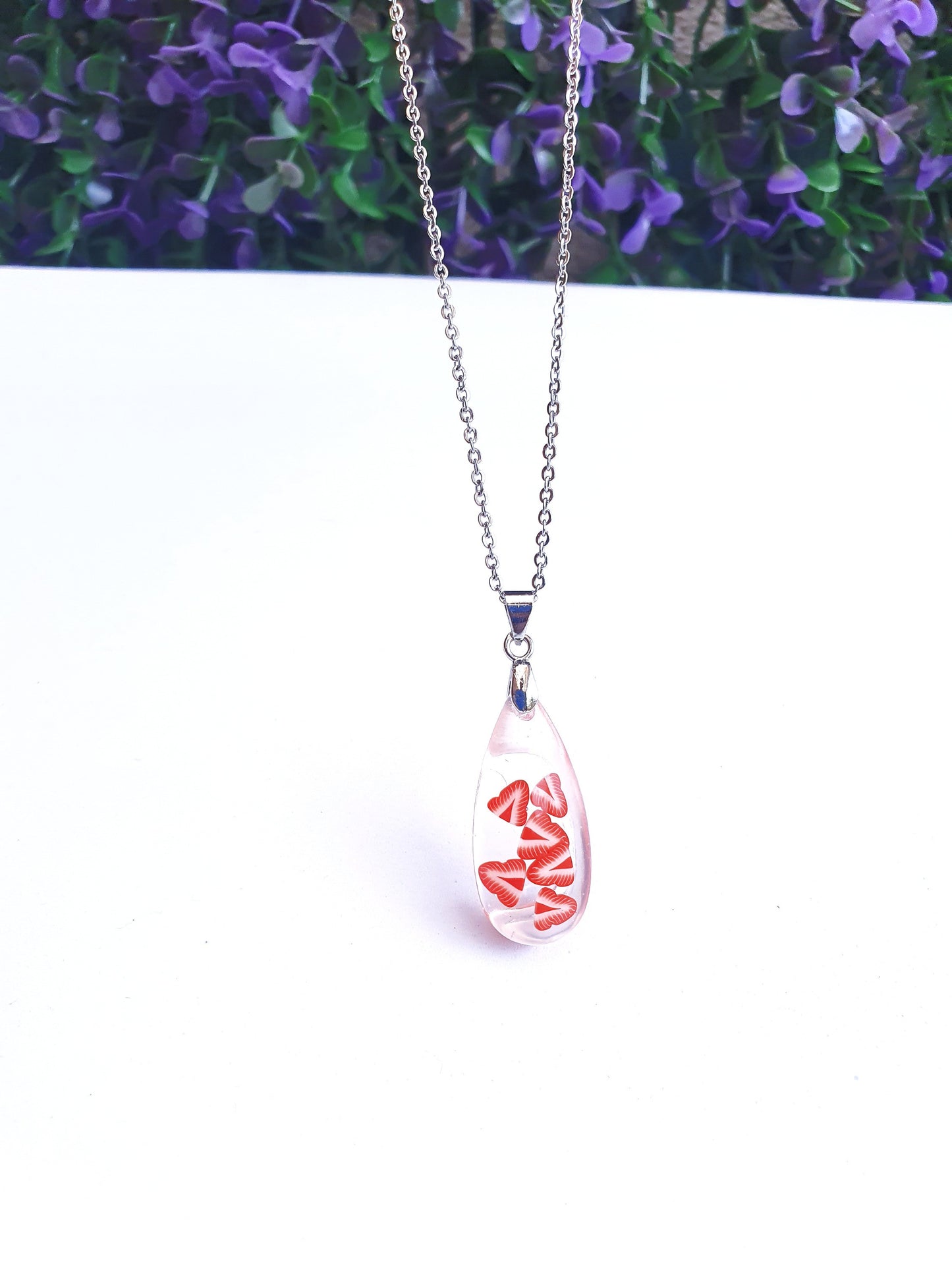 La Goutte  strawberry pendant  Chain Pendant