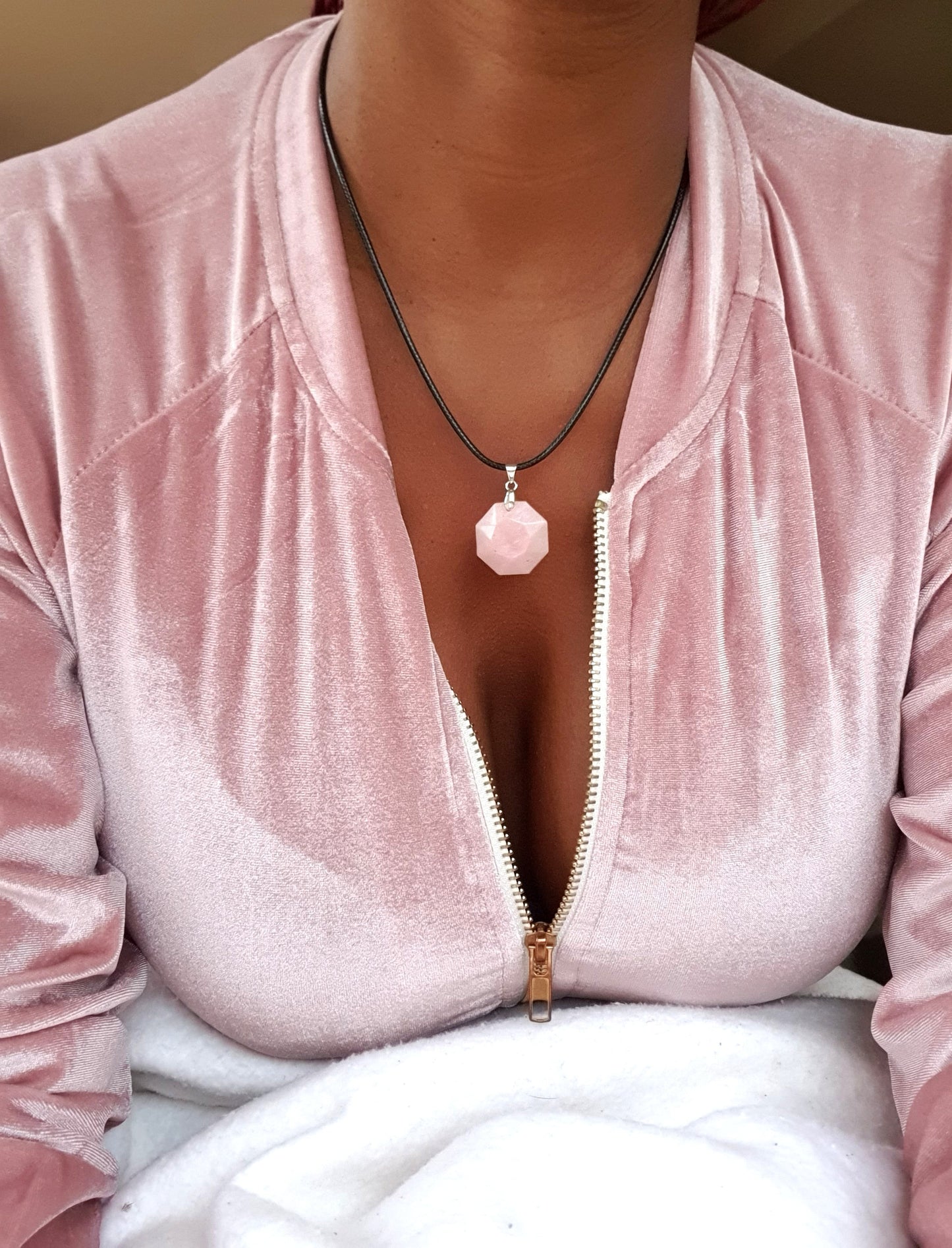 Pink Adjustable Octa necklace