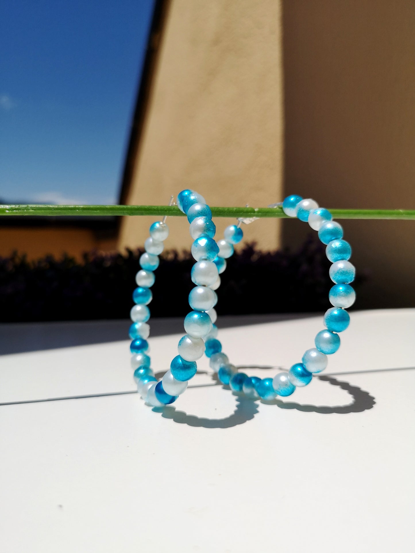 Ocean pearl earrings