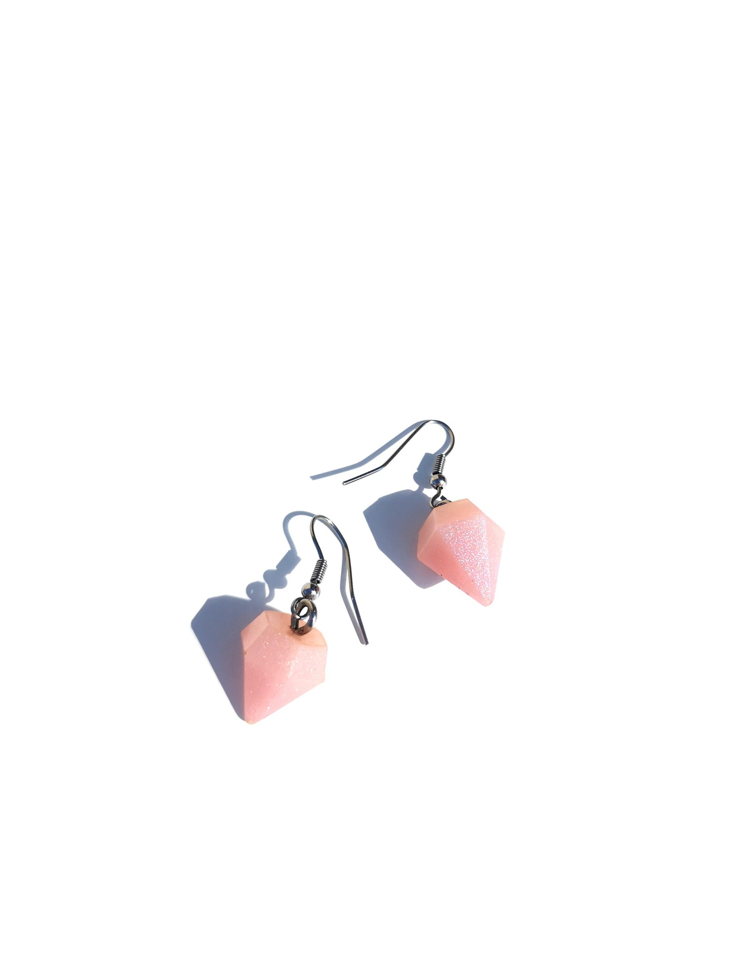 Pink Cone Earrings