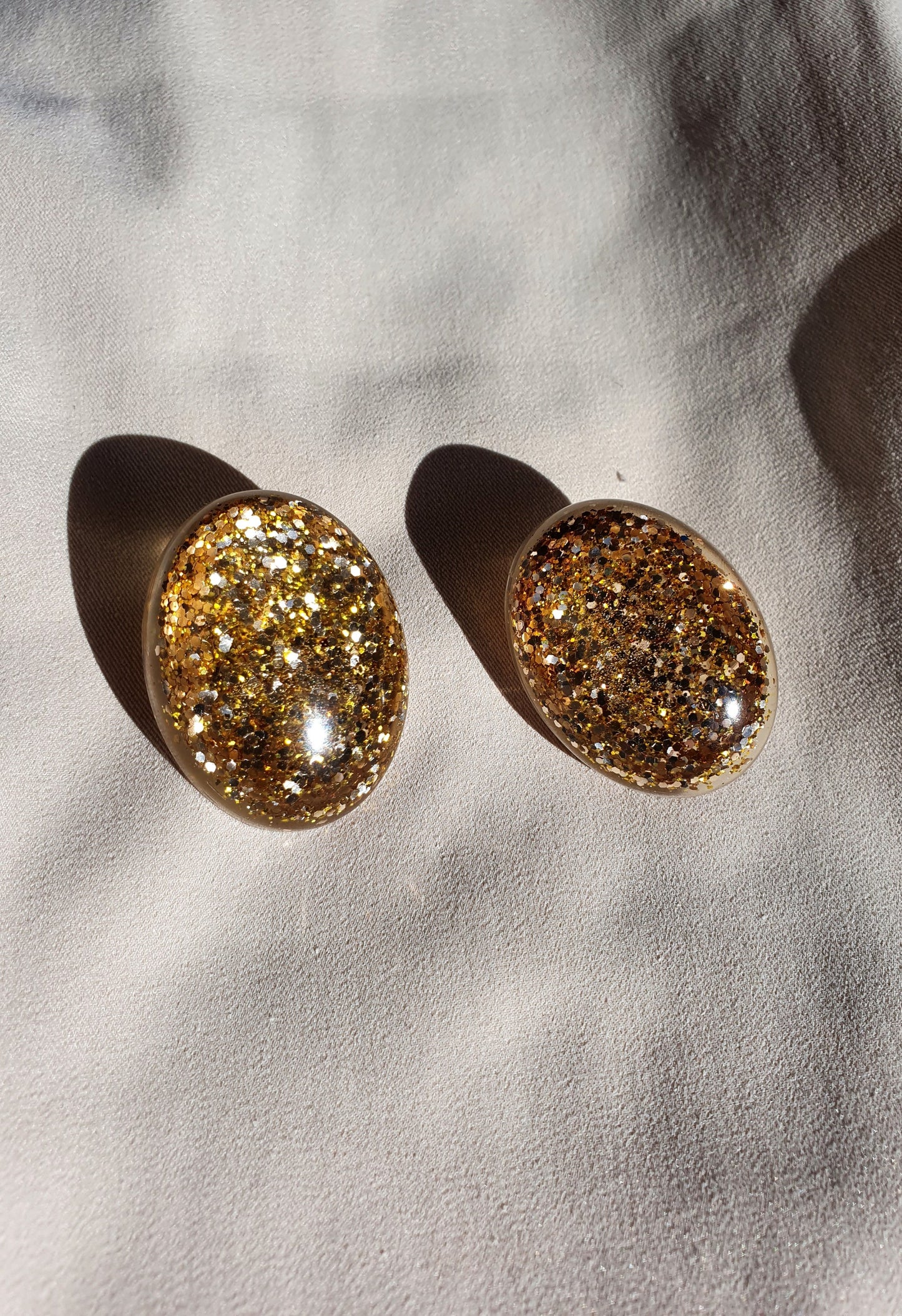 Sparkling Golden Earrings