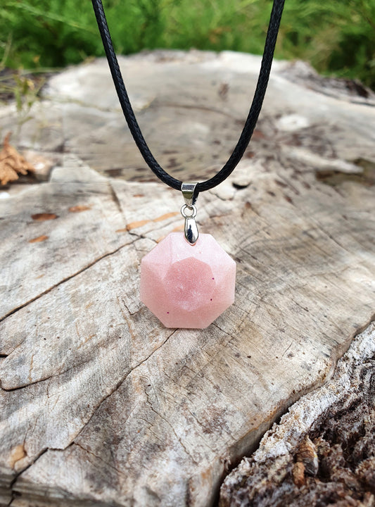 Pink Adjustable Octa necklace