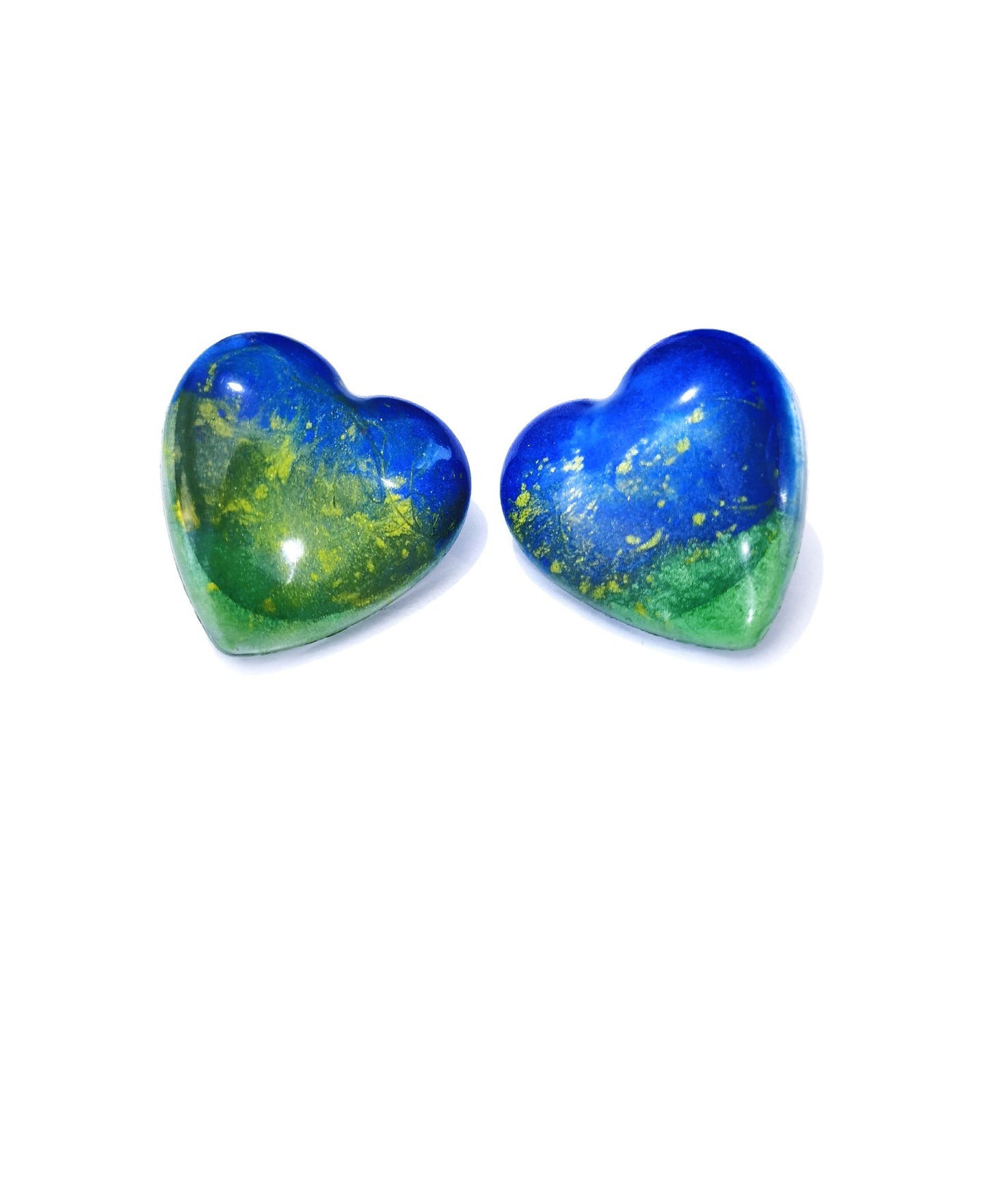 Pendientes Tierra en Corazón