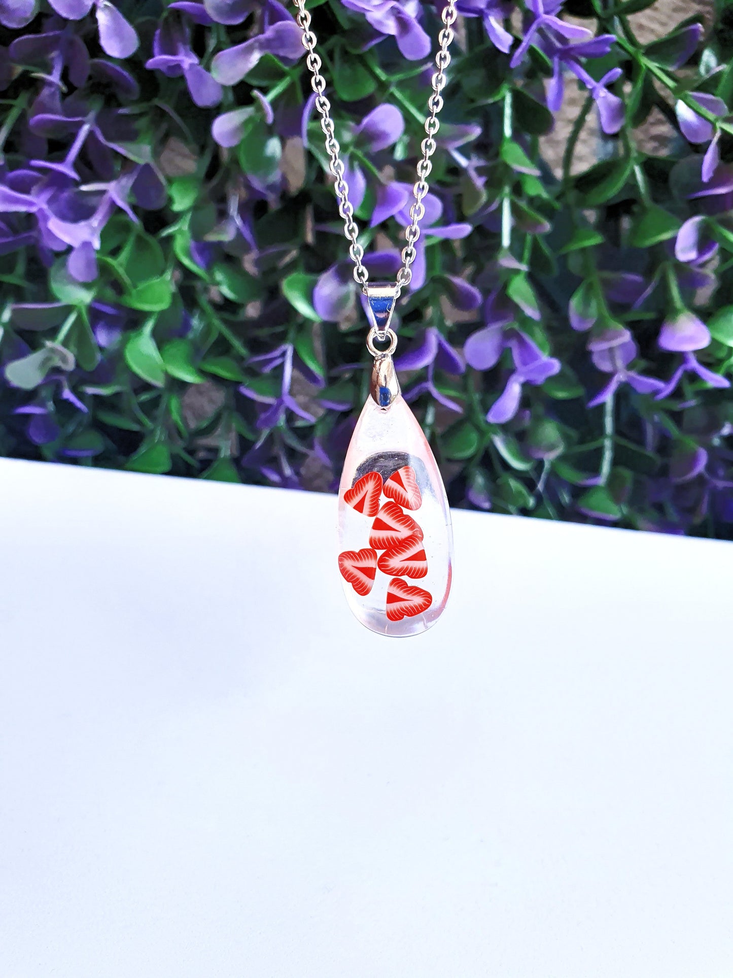 La Goutte  strawberry pendant  Chain Pendant